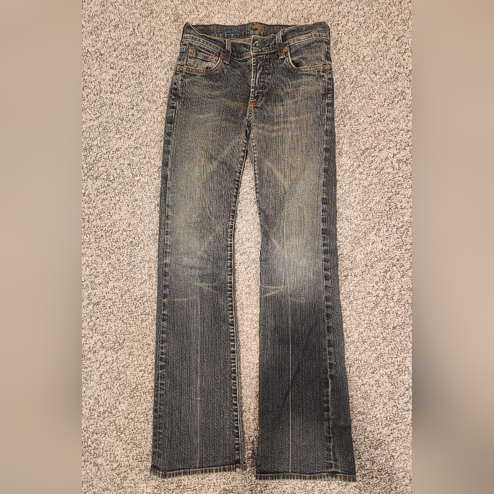7 For All Mankind Dark Wash Bootcut Jeans